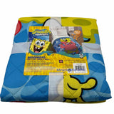Spongebob Friend Patrick Twin/Full Quilted Bedspread 55 x 75 Inches