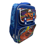 Cars McQueen Tow Mater  Large 16" School Backpack