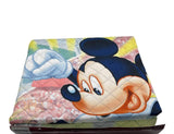 Mickey Mouse Soccer Quilted Bedspread / Comforter & 1PC Sham - 2 PC Set by Disney