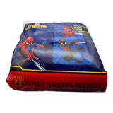 Spiderman Team Up Twin/Full Size Soft Raschel Blanket 60" x 80" by Marvel