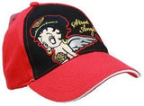 Betty Boop Angel Baseball Hat Cap Red/Black - Miracle Mile Gifts