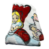 Alice in Wonderland Twin Size Super Soft Raschel Blanket 60" x 80"  by Disney