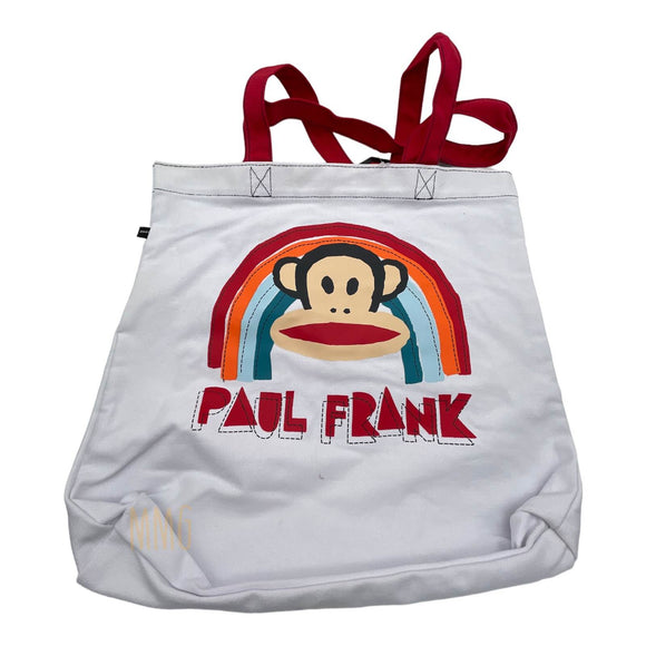 Paul Frank Julius White Rainbow Tote Kids/Adult Shopping Bag