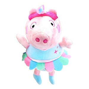 Peppa Pig Doll  6.5" Unicorn Pig Plush - Miracle Mile Gifts