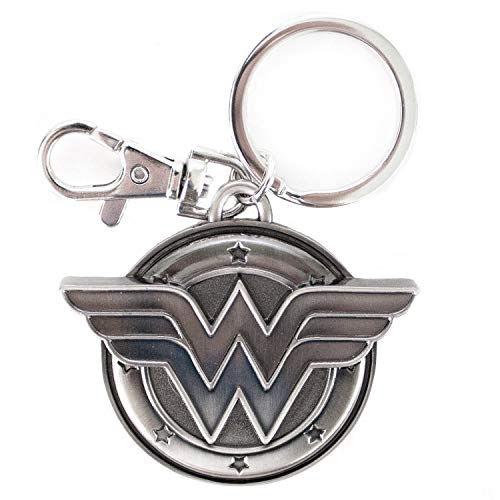 DC Wonder Woman Pewter Key Ring Keychain