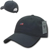 Rapid Dominance Small USA Flag Relaxed Graphic Cap, Dark Grey - Miracle Mile Gifts