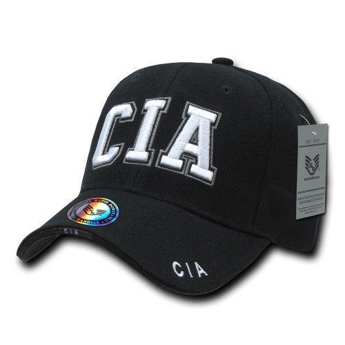 Rapid Dominance CIA Deluxe Law Enforcement Cap, Black - Miracle Mile Gifts