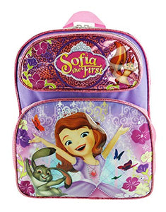 Disney Sofia The First Deluxe 12" Toddler Size Backpack - Lovely Roses - A19429