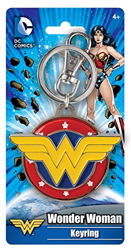 DC Comics Wonder Woman Pewter Keychain Ring