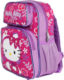 Hello Kitty Toddler 12" School Backpack Flower Pink/Purple for Girls Kids