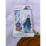 Frozen Elsa Anna Olaf Beach Towel Enchanted Winter by Disney
