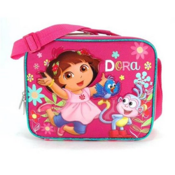 Dora The Explorer with Boots Flower Lunch Box Bag
