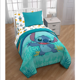 Stitch Quilted Bedspread / Comforter & 1PC Sham - 2 PC Set by Disney