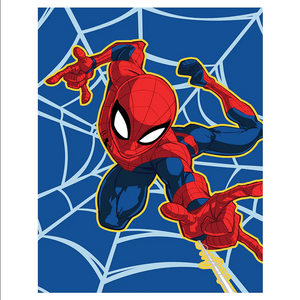 Spiderman Webbed Wonder Twin Size Soft Raschel Blanket 60" x 80" by Marvel