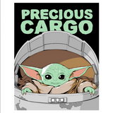 Mandalorian Baby Yoda Soft Blanket Precious Cargo 43.5" x 55" by Disney