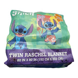 Stitch Hawaii Surf Twin/Full Size Raschel Blanket 60" x 80"